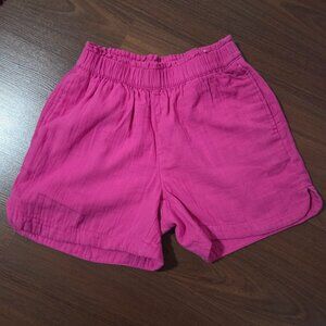 Old Nay Women High-Waisted Crinkle Gauze Shorts -- 5-inch inseam
